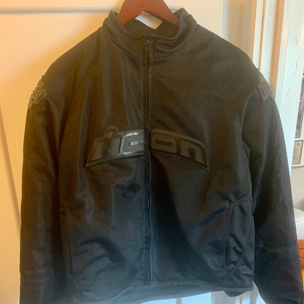 Motorcycle Jacket - Icon Stealth Hooligan Jacket